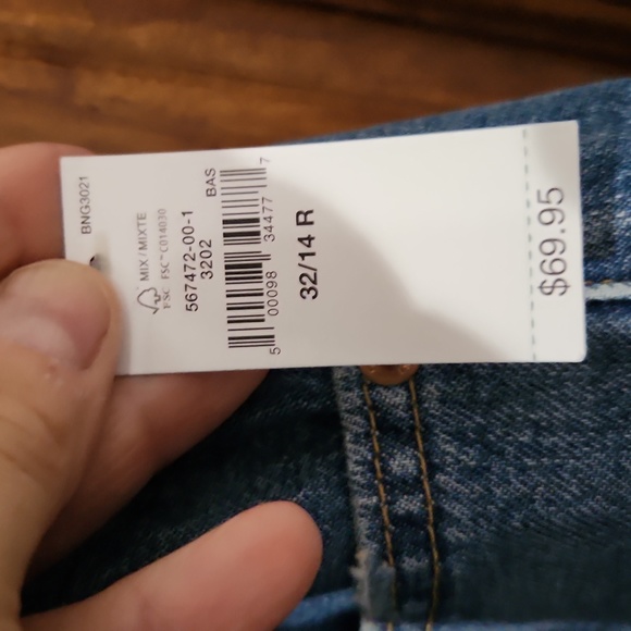 Womens Gap 8" loose Bermuda mid rise Denali shorts. 100% cotton - Picture 3 of 4